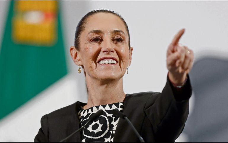 La Presidenta oficializa el apoyo al “Plan México”. EFE