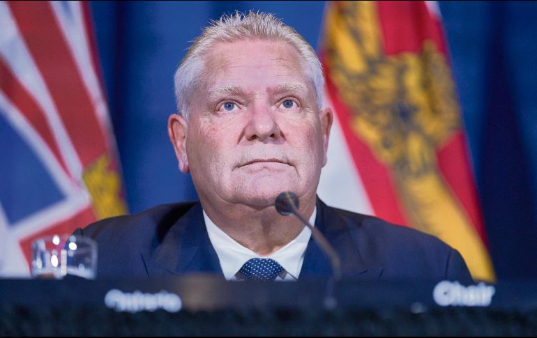 El primer ministro de Ontario ordenó que todo el alcohol producido en Estados Unidos se retire de las tiendas de la ciudad. AFP