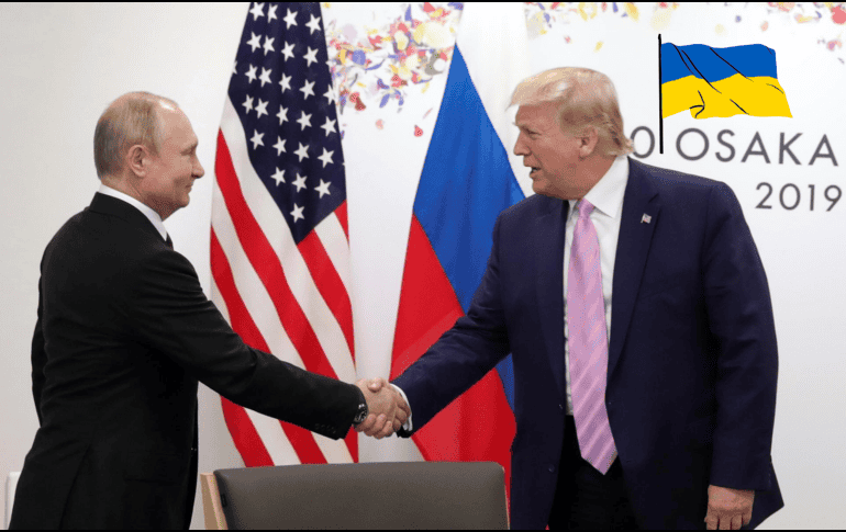 Trump busca reunirse lo más pronto posible con Putin para acuerdo de paz entre Rusia y Ucrania. EFE/M. Klimentyev