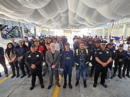 El secretario de Seguridad y Protección Ciudadana subrayó la importancia de impulsar acciones que mejoren las condiciones laborales de las y los elementos. ESPECIAL