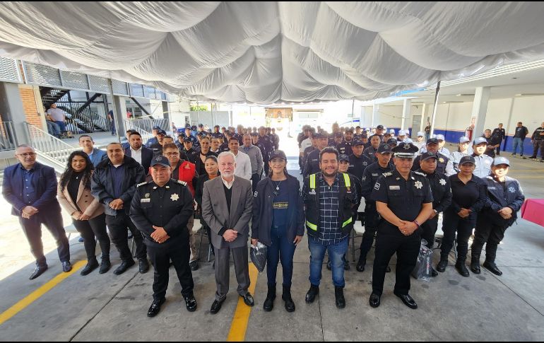 El secretario de Seguridad y Protección Ciudadana subrayó la importancia de impulsar acciones que mejoren las condiciones laborales de las y los elementos. ESPECIAL