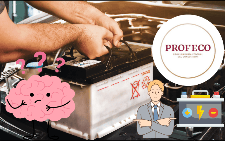Las baterías son uno de los accesorios más importantes de nuestros vehículos, y eso la Profeco lo sabe. CANVA/ ESPECIAL