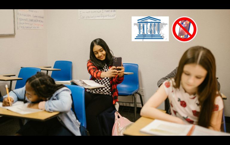 La Unesco declara que sólo debe permitirse en las escuelas la tecnología que tenga una función clara de apoyo al aprendizaje. ESPECIAL / unesco.org / Pexels / Canva