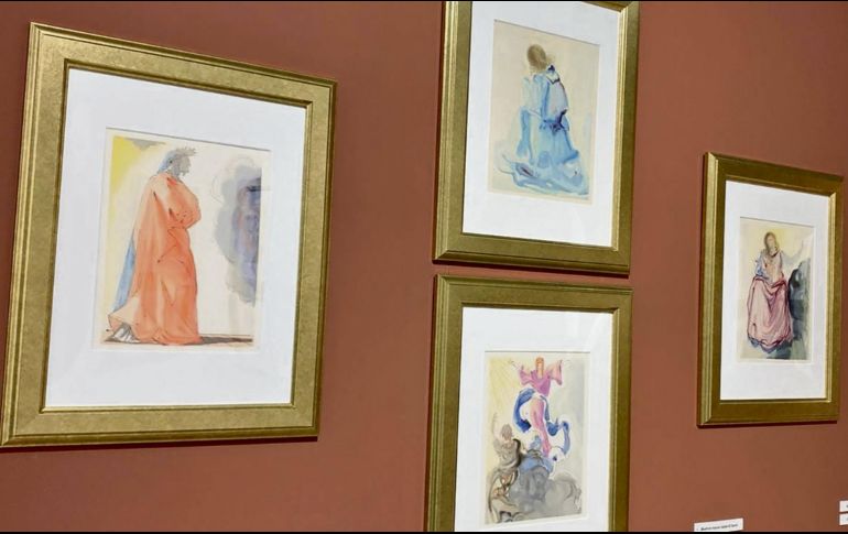 Dibujos de Salvador Dalí inspirados en “La Divina Comedia” de Dante Alighieri. EFE