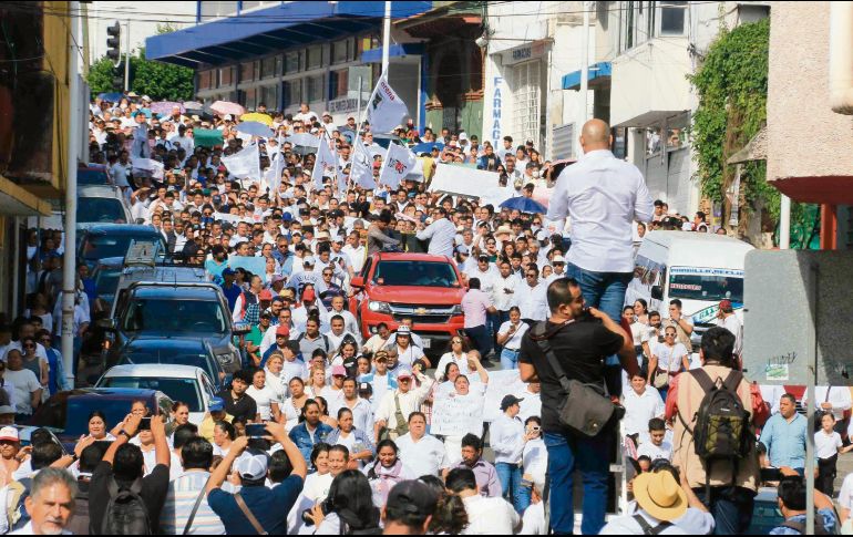 En días pasados, se han realizado marchas de ciudadanos para exigir a las autoridades un alto a la inseguridad. EL UNIVERSAL