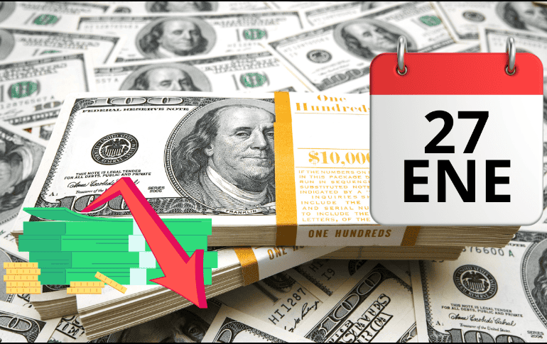 El super peso mexicano vuelve a sufrir descalabro hoy lunes 27 de enero de 2025. CANVA/ ESPECIAL