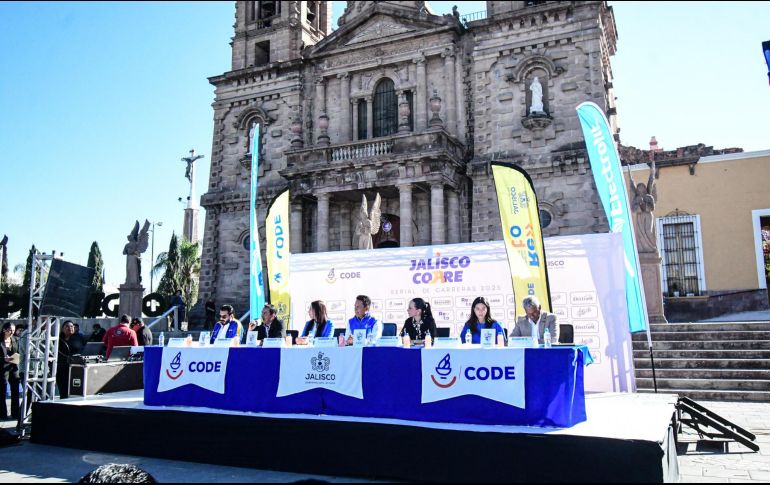 En el municipio de Ocotlán, Jalisco, se anunció el Serial de Carreras 2025 organizado por el Consejo Estatal para el Fomento Deportivo. CORTESÍA/ CODE Jalisco.