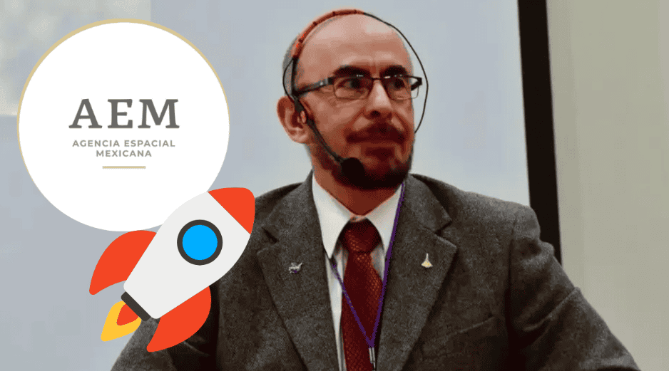 Neri Vela teme que luego de que se hiciera oficial la renuncia de Salvador Landeros de la Agencia Espacial Mexicana el Gobierno de México la extinga por completo. EFE/ ARCHIVO/ CANVA/ ESPECIAL