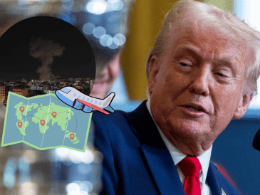 Donald Trump se reunió esta tarde con el Primer Ministro de Israel para conversar sobre el conflicto en Gaza. EFE / CANVA / ARCHIVO