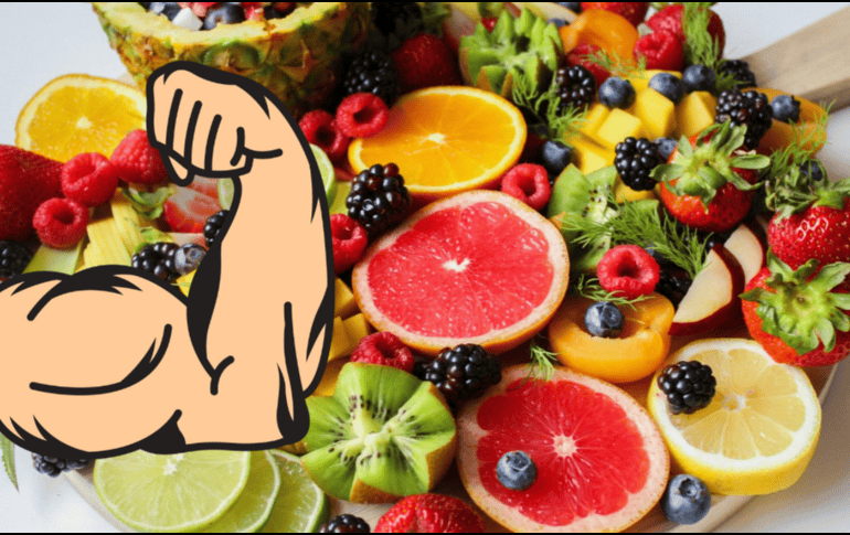 El consumo de fruta es fundamental en el desarrollo de masa muscular. PEXELS / CANVA