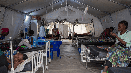 Las violencias entre el Ejercito de RDC y el M23 han incrementado durante las ultimas semanas, mientras que Sudáfrica trata de apoyar las proposiciones de paz. EFE/M. Munyerehkana.