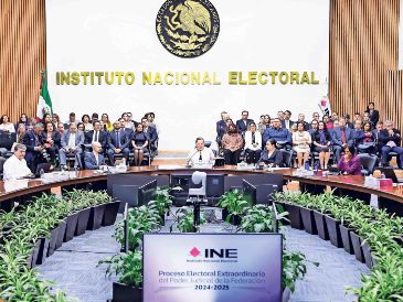 Para la elección judicial, el país se dividió en 32 circuitos judiciales, que a su vez se dividieron en distritos electorales. SUN/ ARCHIVO.