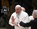 El papa pidió que la IA sea una herramienta para la lucha contra la pobreza y la protección de las culturas. EFE / A. DI MEO / Canva