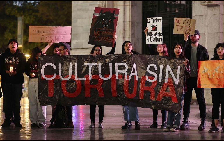 Las protestas continúan, en busca de erradicar las corridas de toros en México. SUN/ARCHIVO