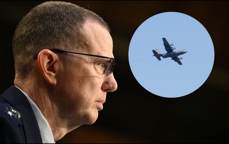 El jefe del Comando Norte de Estados Unidos, el general Gregory Guillot, confirmó que el Pentágono usa vigilancia aérea para controlar a los cárteles del narcotráfico en México. ESPECIAL, AFP y CANVA