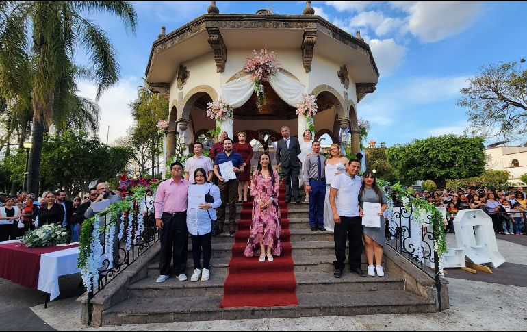 En su mensaje, la alcaldesa externó la emoción por ser partícipe de ese momento tan especial. CORTESÍA.