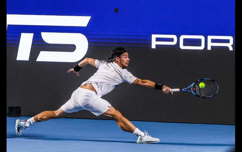 “Fogna” Fabio Fognini, inició con el pie derecho su participación al conseguir una victoria de 3-1. EL INFORMADOR / A. Navarro