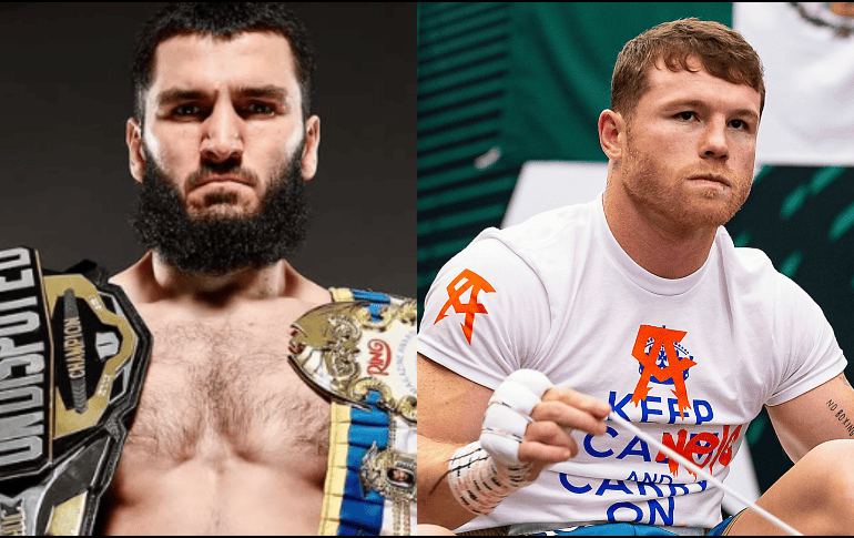 Beterbiev mostró interés por los próximos combates de Álvarez. ESPECIAL/@toprank/@arturbeterbiev / IMAGO7/ARCHIVO