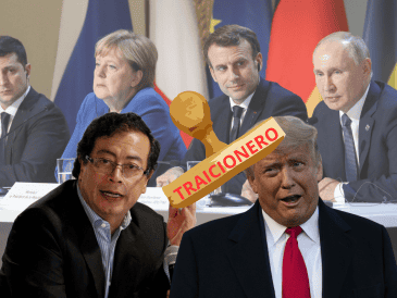 El presidente de Colombia dice que EE.UU. traicionó a Zelenski y a Europa. EFE/L. Marinefe/L. Muñoz/AP Photo/A. Brandon/CANVA.