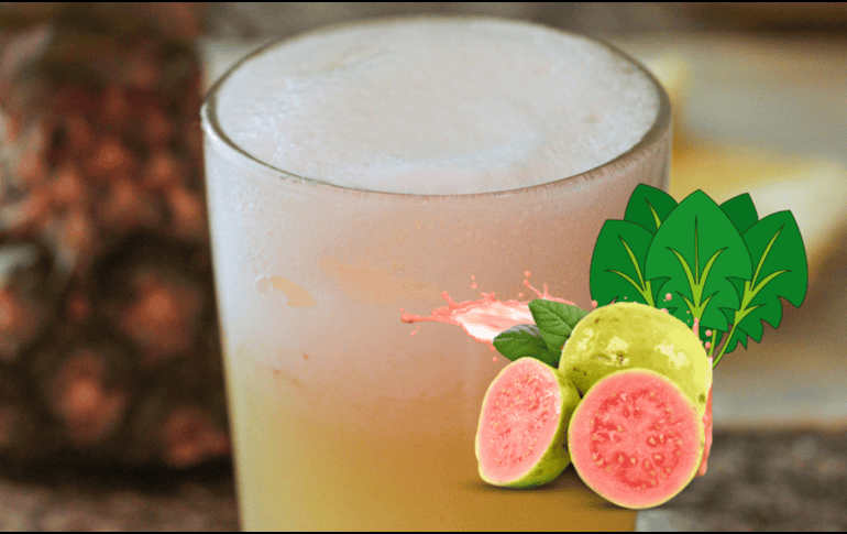 El jugo de espinaca con guayaba tiene múltiples beneficios para el cuerpo. PEXELS / CANVA