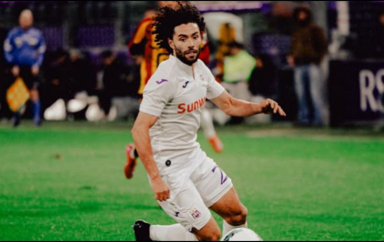 El “Chino” vio 65 minutos en su debut en una competencia europea. Instagram/ @cesarh_33.