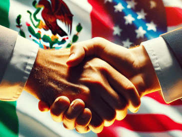 La mandataria mexicana propuso reformar los artículos 40 y 19 de la Constitución Mexicana, para prohibir cualquier intento de intervención extranjera e incrementar las sanciones para quienes trafiquen armas. ESPECIAL/DALL-E