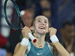 MIRRA ANDREVA. Nunca antes había ganado un WTA 1000 una jugadora de menos de 19 años. EFE / A. Haider