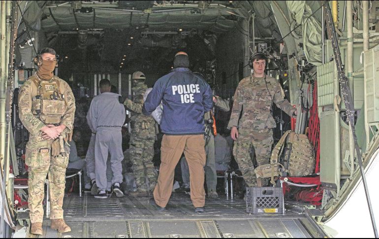 La agencia es la encargada de llevar a cabo los planes de expulsión de migrantes. AFP/US Army