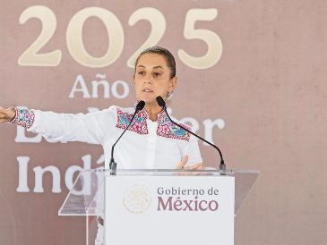 En un evento oficial, reafirmó que en México las decisiones las toman los propios ciudadanos. EL UNIVERSAL