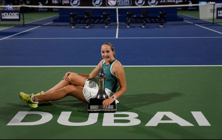 Mirra Andreeva no había nacido la última vez que una jugadora de 17 años entró al Top 10. AP/A. Qadri