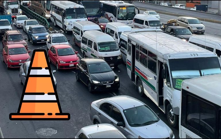 La circulación hacia la Ciudad de México es la afectada. SUN / ARCHIVO