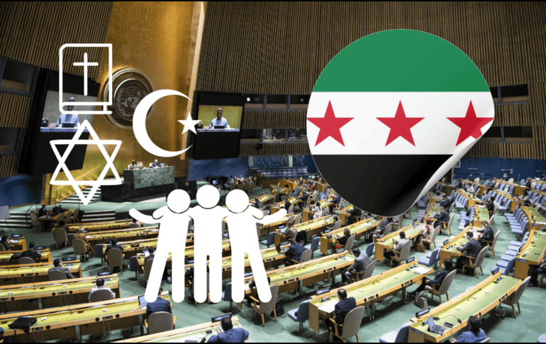 La ONU insiste en que el futuro de Siria no debe excluir a ninguna etnia ni religión. ONU/E. Debebe/CANVA.