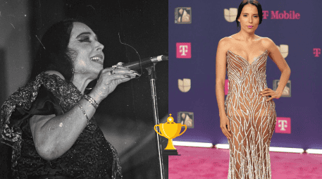 Majo se coronó como Artista Femenina del Año de la Música Mexicana en los Premios Lo Nuestro 2025. EL INFORMADOR / ARCHIVO / EFE: M. Pacheco