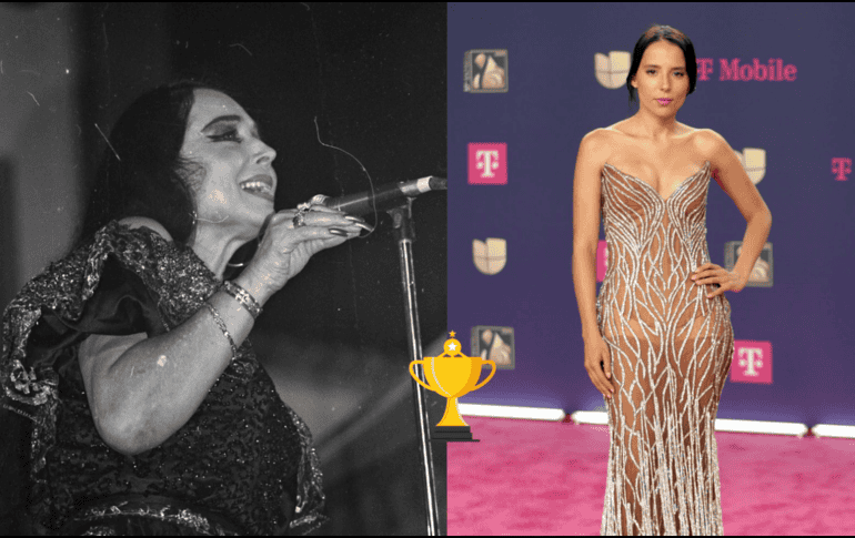 Majo se coronó como Artista Femenina del Año de la Música Mexicana en los Premios Lo Nuestro 2025. EL INFORMADOR / ARCHIVO / EFE: M. Pacheco