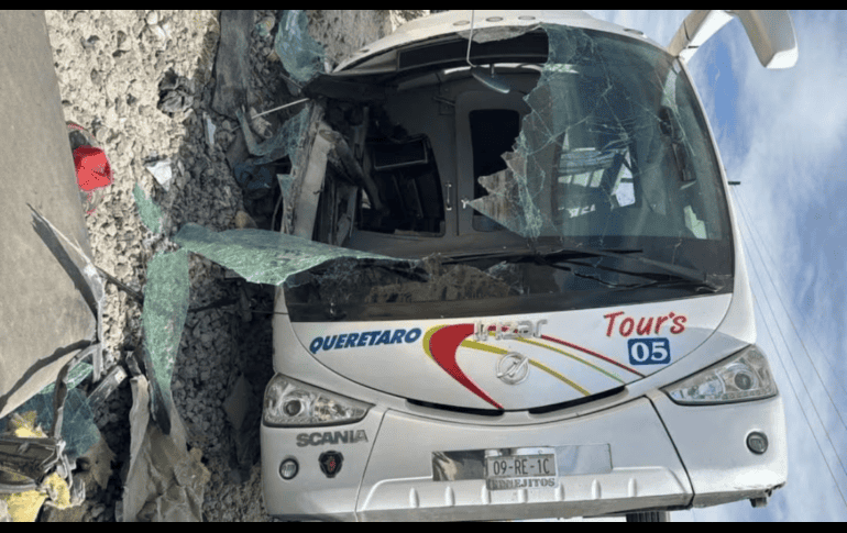 El accidente ocurrió sobre la carretera federal número 30. ESPECIAL