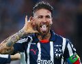 Sergio Ramos durante la celebración de su primer gol anotado con Rayados. IMAGO7