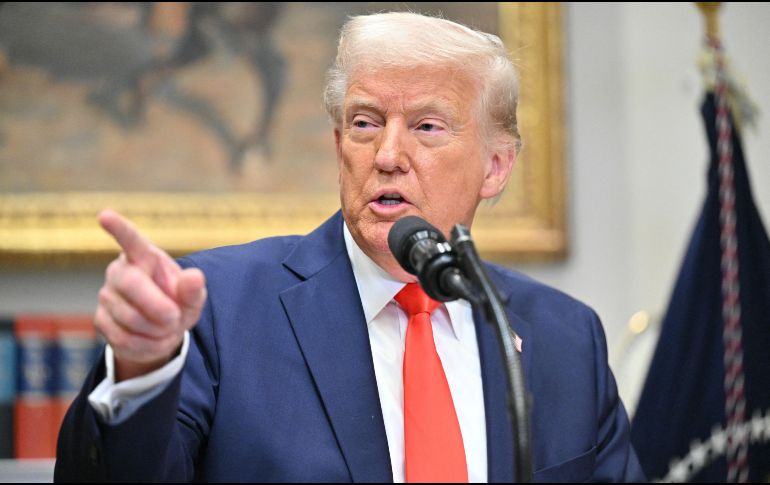 Donald Trump, presidente de Estados Unidos. AFP / R. Schmidt