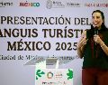 La secretaria de Turismo aseguró que el sector ha logrado cifras récord. EFE/ J. Méndez