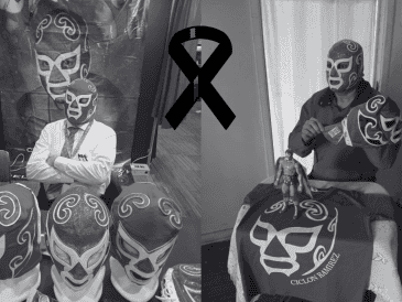 Desde 1988 el luchador mantuvo su nombre como Ciclón Ramírez. FACEBOOK/@Ciclón Ramírez