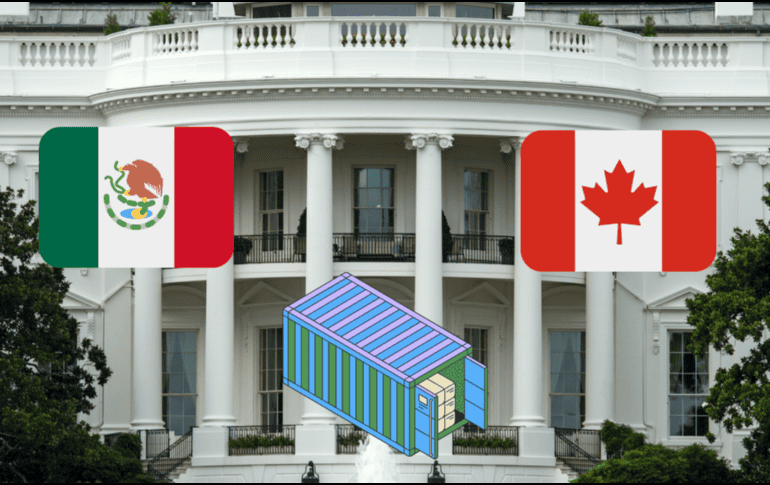 Canadá, China y México han anunciado represalias, lo que también impactará a los consumidores de estos países que compran productos de EU. CANVA