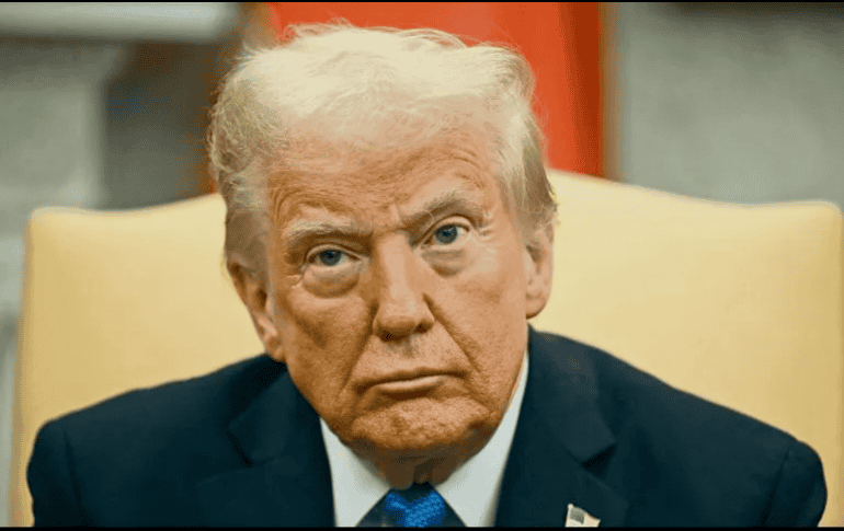 Durante su intervención, la tensión con la oposición demócrata se hizo evidente cuando algunos legisladores abuchearon al presidente.  AFP/J. Watson