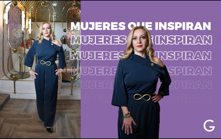 Angélica Aguayo fue una de las invitadas especiales a la edición: Mujeres que inspiran. GENTE BIEN JALISCO / M. Rached