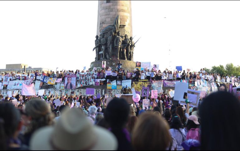 El sábado habrá dos marchas en Guadalajara, una de la Minerva a la plaza de la Liberación, otra de la glorieta Niños Héroes a la plaza de Armas. EL INFORMADOR/Archivo