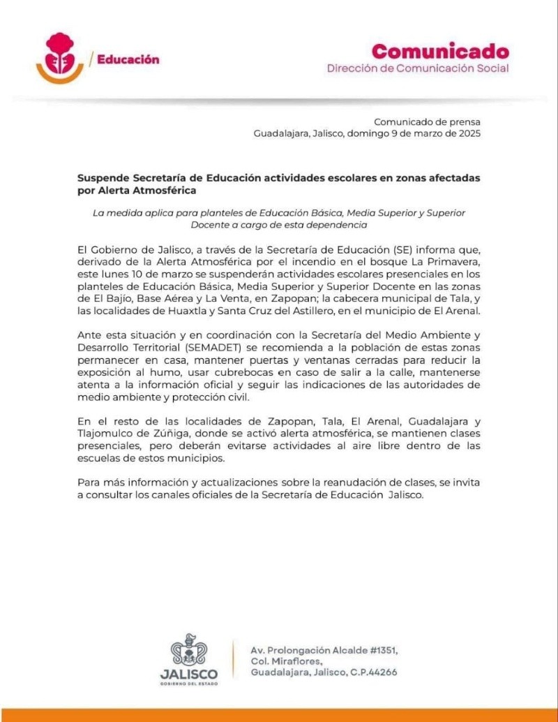 SECRETARÍA DE EDUCACIÓN JALISCO. 