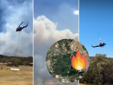 Estas son las zonas afectadas por el incendio en La Primavera hoy lunes 10 de marzo. ESPECIAL / Protección Civil Jalisco