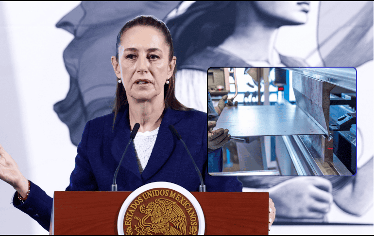 La Presidenta de México aseguró que el mercado interno se ha fortalecido. EFE/S. GUTIÉRREZ ESPECIAL