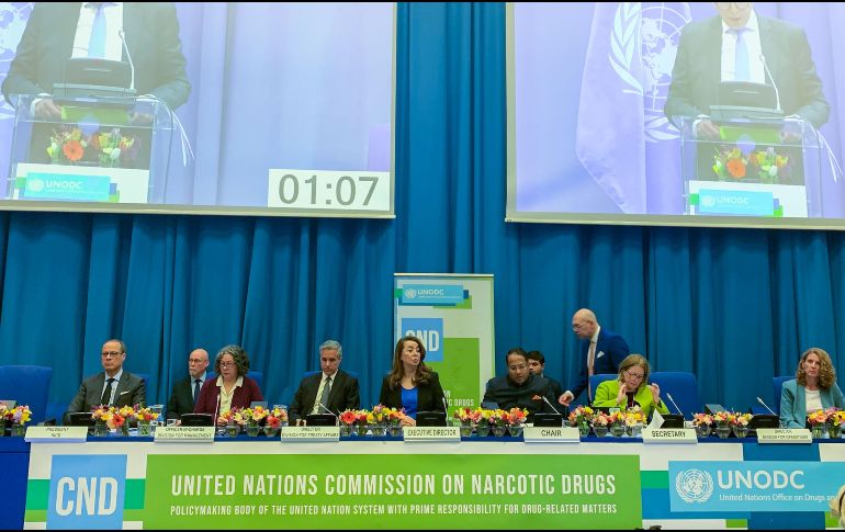 En 2024 la ONUDD apoyó la incautación de más de 300 toneladas de cocaína, 240 toneladas de drogas sintéticas y 100 toneladas de precursores químicos. EFE / O. Castrillo