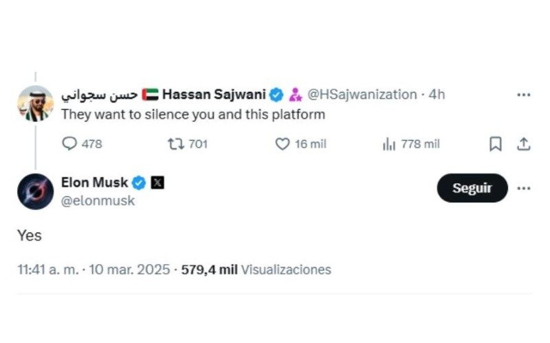 Captura de pantalla / X