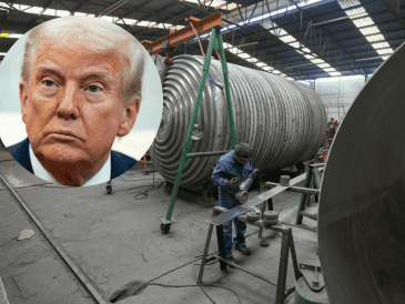 Los aranceles de 25% al acero y aluminio entraron en vigor en el primer minuto de este 12 de marzo, lo que afectará a todos sus derivados. AP/ARCHIVO EFE/B. CASH/POOL