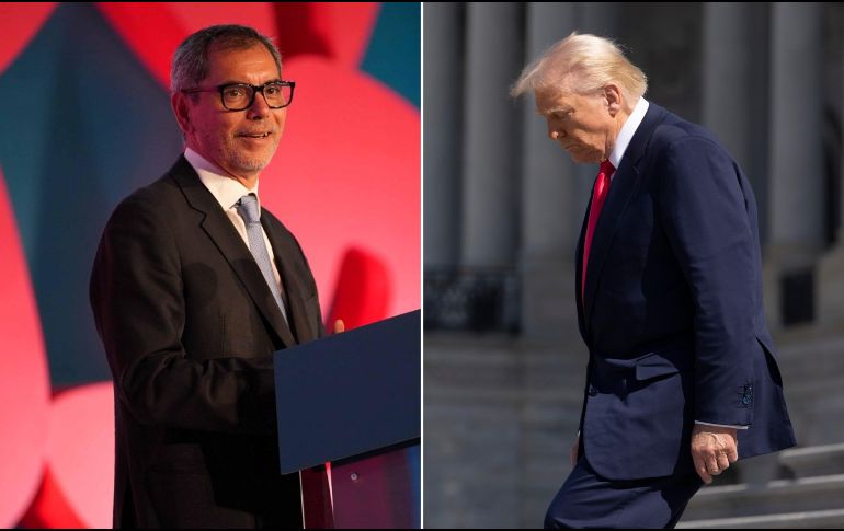 El secretario de Hacienda y Crédito Público de México descartó una posible guerra comercial en contra de Estados Unidos y su política arancelaria con Trump. SUN / ARCHIVO / EFE / SHAWN THEW